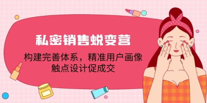 （12436期）私密销售蜕变营：构建完善体系，精准用户画像，触点设计促成交-咖脉互联