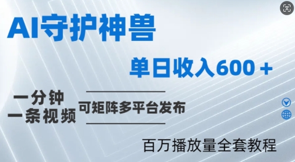 制作各省守护神，100多W播放量的视频只需要1分钟就能完成-咖脉互联