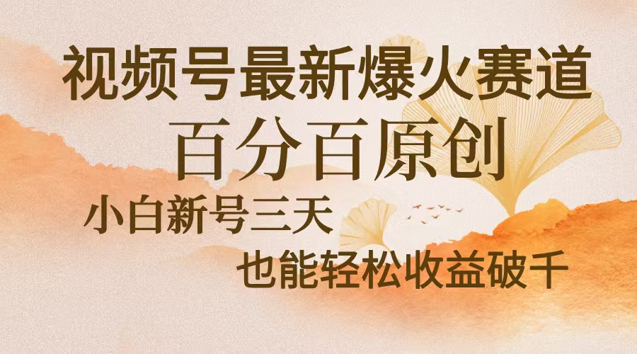 （13225期）视频号最新爆火赛道，中老年粉深信不疑，百分百原创，新号三天收益轻松…-咖脉互联