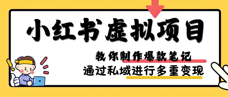 小红书虚拟项目实战，爆款笔记制作，矩阵放大玩法分享-咖脉互联