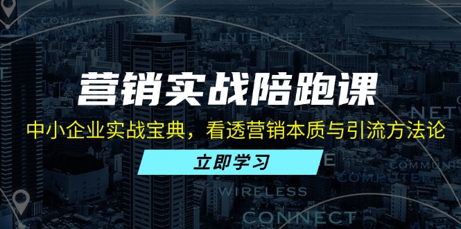 营销实战陪跑课：中小企业实战宝典，看透营销本质与引流方法论-咖脉互联