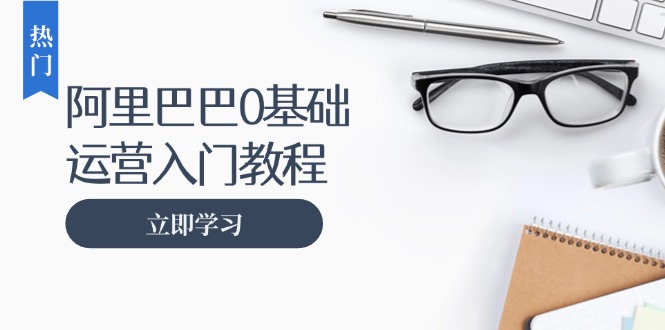 阿里巴巴运营零基础入门教程：涵盖开店、运营、推广，快速成为电商高手-咖脉互联