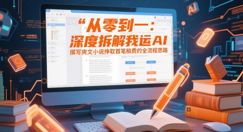 从零到一：深度拆解我运用AI撰写爽文小说挣取首笔稿费的全流程思路-咖脉互联