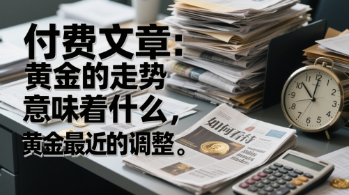 付费文章：黄金的走势意味着什么，如何看待黄金最近的调整-咖脉互联
