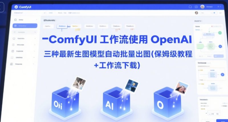 ComfyUI 工作流使用 OpenAI 三种最新生图模型自动批量出图(保姆级教程+工作流下载)-咖脉互联