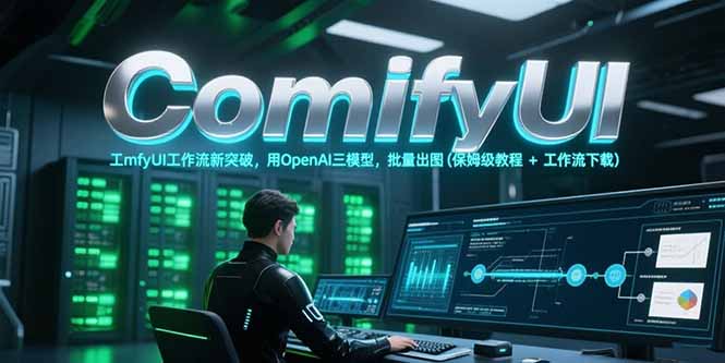 ComfyUI工作流新突破，用OpenAI三模型，批量出图(保姆级教程+工作流下载-咖脉互联
