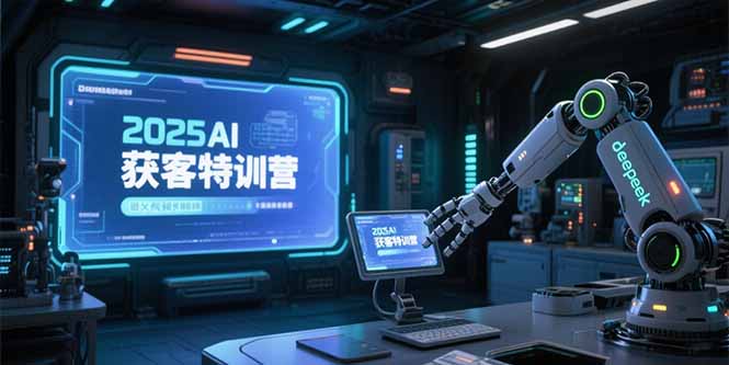2025AI获客特训营，AI图文视频全制作，deepseek工具实操教学-咖脉互联