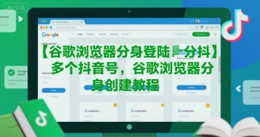 谷歌浏览器分身登陆多个抖音号，谷歌浏览器分身创建教程-咖脉互联
