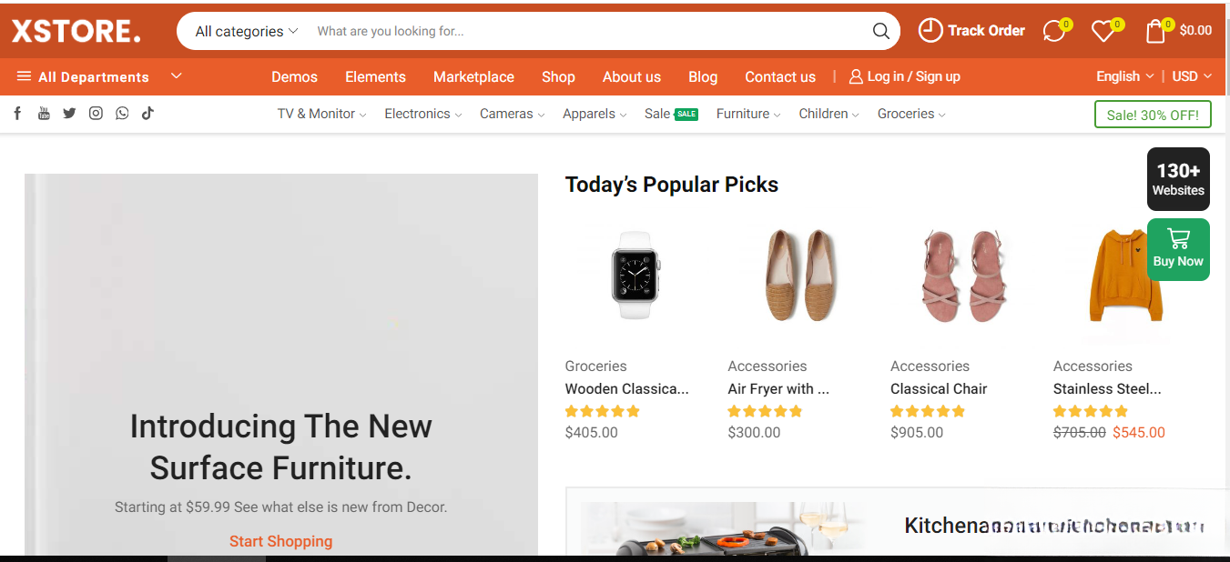 WordPress主题–Xstore v9.5.1 Woocommerce主题 破解版下载-咖脉互联