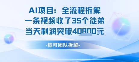 AI收徒变现闭环：一条视频收35人，日入1k+(附完整SOP)-咖脉互联