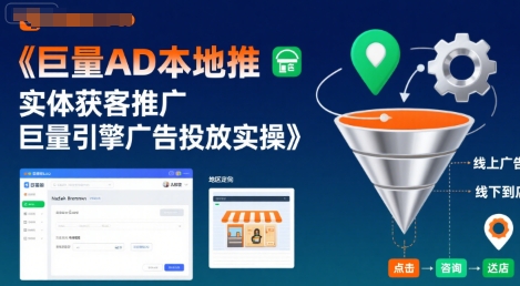 巨量AD本地推实体获客推广，巨量引擎广告投放实操-咖脉互联
