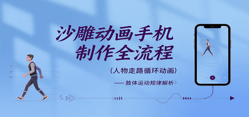沙雕动画手机制作全流程，关键帧动画、走路、表情变换、场景反向移动、车内人物添加等-咖脉互联
