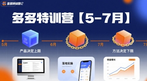 多多特训营【5-7月】产品决定上限，方法决定下限，各种玩法技巧落地实操-咖脉互联