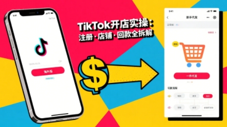 TikTok从开店到投流的进阶课，从基础实操到高阶技巧一网打尽-咖脉互联
