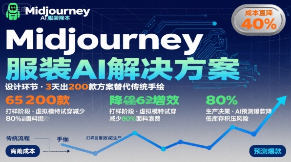 AI在服装领域的运用，使用midjourney做服装辅助企业降低成本-咖脉互联