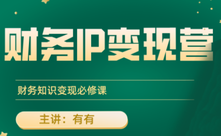 有有老师·财务IP变现营，财务知识变现必修课-咖脉互联