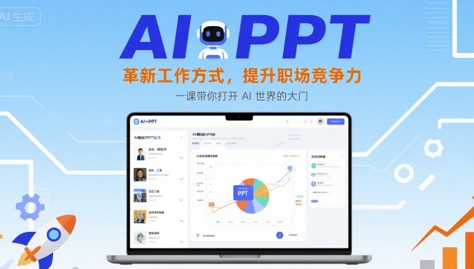 AI+PPT:革新工作方式,提升职场竞争力,一课带你打开 AI 世界的大门-咖脉互联