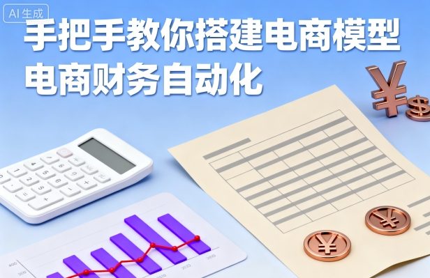 手把手教你搭建电商模型-电商财务自动化-咖脉互联