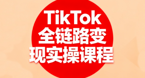 小杨老师·TikTok全链路变现实操课程-咖脉互联