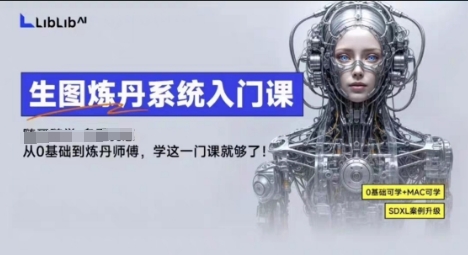LibLibAI哩布哩布生图炼丹系统入门课,从生图到炼丹,只学这一门就够了-咖脉互联