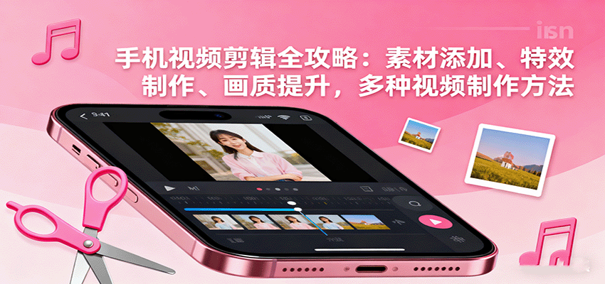 图片[1]-手机视频剪辑全攻略：素材添加、特效制作、画质提升，多种视频制作方法-咖脉互联