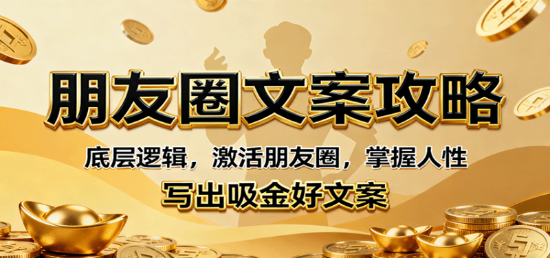 朋友圈文案攻略:底层逻辑,激活朋友圈,掌握人性,写出吸金好文案-咖脉互联