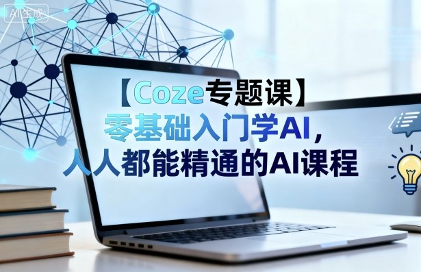 【Coze专题课】零基础入门学AI,人人都能精通的AI课程-咖脉互联