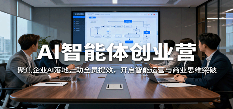AI智能体创业营:聚焦企业AI落地,助全员提效,开启智能运营与商业思维突破-咖脉互联