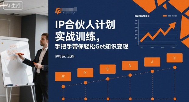 IP合伙人计划实战训练,手把手带你轻松Get知识变现-咖脉互联