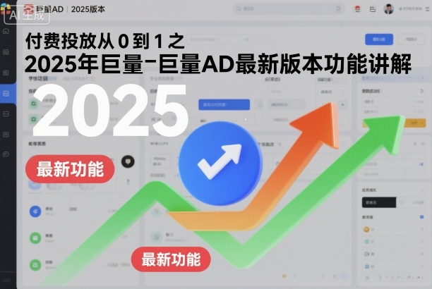 付费投放从0到1之2025年巨量AD最新版本功能讲解-咖脉互联
