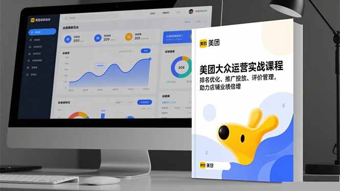 美团大众运营实战课程，排名优化、推广投放、评价管理，助力店铺业绩倍增-咖脉互联