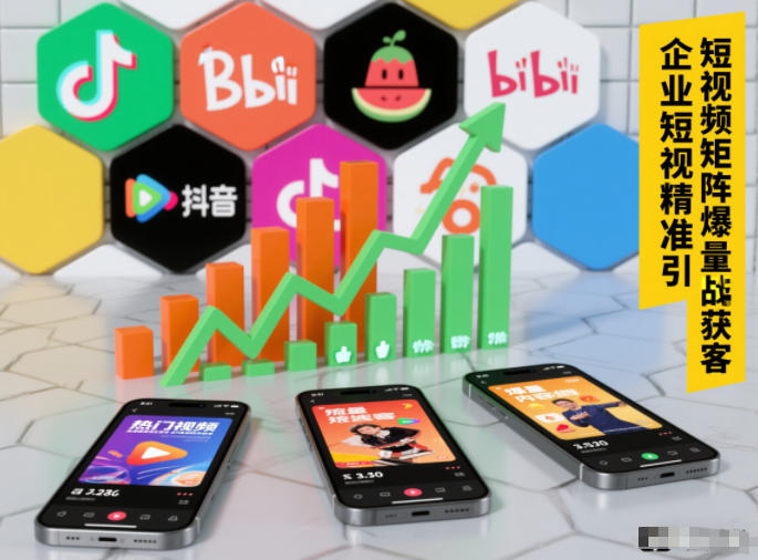 企业短视频精准引流矩阵获客，短视频矩阵爆量战法-咖脉互联