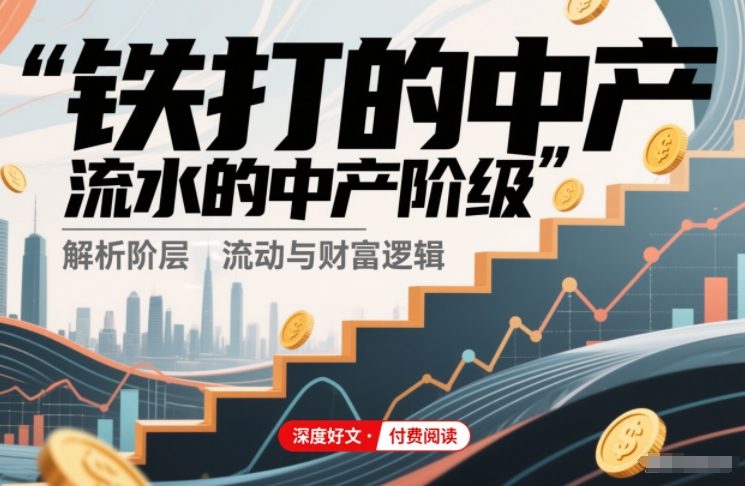 付费文章：铁打的中产，流水的中产阶级-咖脉互联