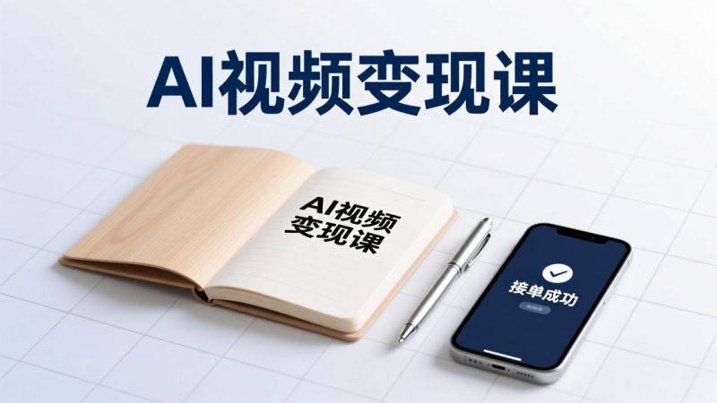 AI视频变现课,学完即可创作短片、接商单,实现副业增收,单项目报价可达千元-咖脉互联
