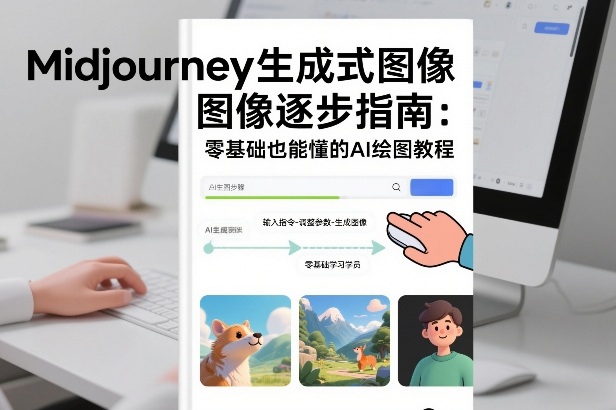 Midjourney生成式图像逐步指南：零基础也能懂的AI绘图教程-咖脉互联