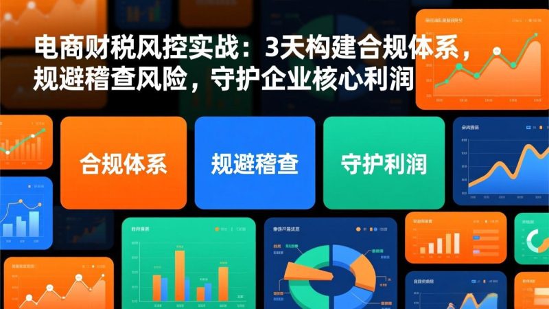 电商财税风控实战:3天构建合规体系,规避稽查风险,守护企业核心利润-咖脉互联