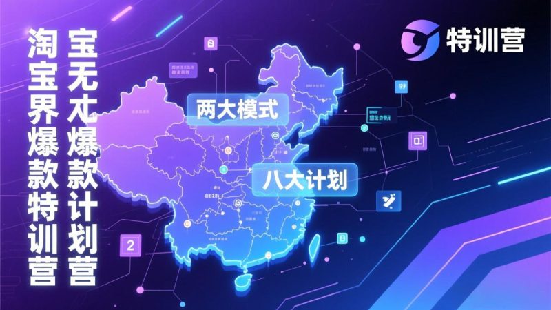 淘宝无界爆款训练营:2026年1月杭州线下高端集训课,3天构建两大模式八大计划体系-咖脉互联