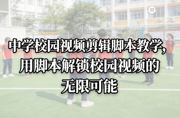 中学校园视频剪辑脚本教学,用脚本解锁校园视频的无限可能-咖脉互联