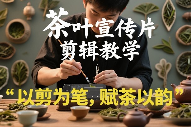 茶叶宣传片剪辑教学,以剪为笔,赋茶以韵,新手也能拍出高级感-咖脉互联