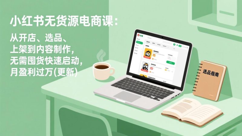小红书无货源电商课(更新-咖脉互联