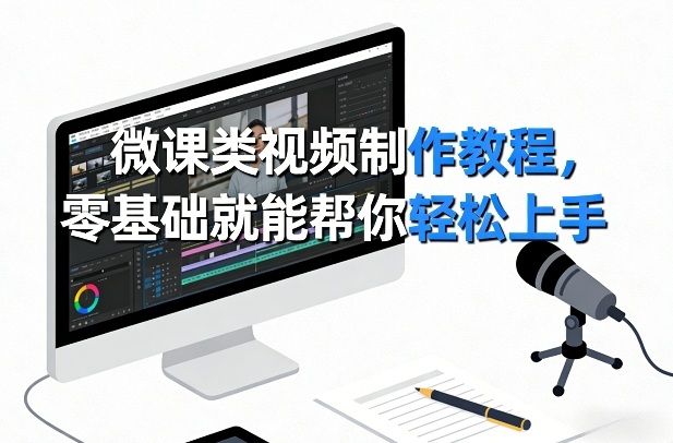 微课类视频制作教程,零基础就能帮你轻松上手-咖脉互联