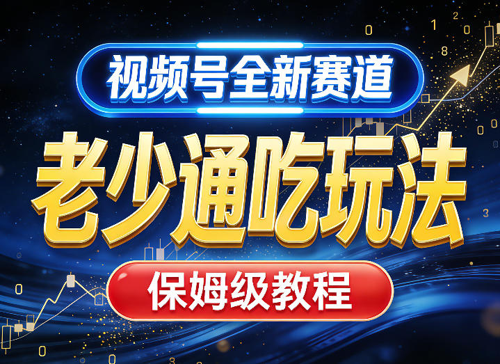 视频号全新AI赛道,老少通吃玩法,保姆级教程-咖脉互联