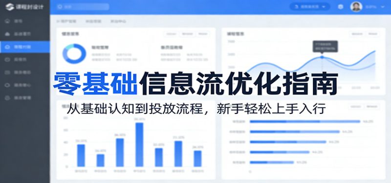 零基础信息流优化指南:从基础认知到投放流程,新手轻松上手入行-咖脉互联