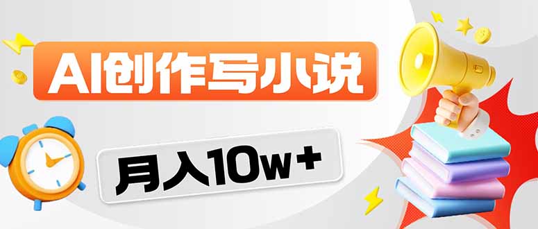 2026风口项目AI写小说 轻松实现月入10w+-咖脉互联