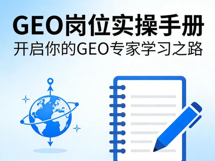 GEO岗位实操手册,开启你的GE0专家学习之路-咖脉互联