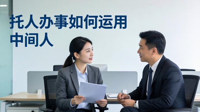 付费文章:托人办事如何运用中间人?-咖脉互联