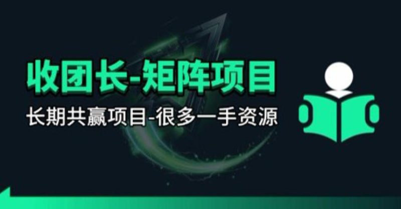 【团长合作】视频矩阵项目_招发手矩阵+剪辑师,共赢项目【揭秘】-咖脉互联