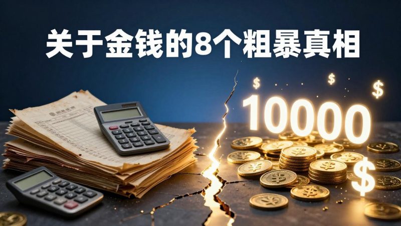 付费文章:关于金钱的 8 个粗暴真相,彻底重塑你的赚钱思维与财富认知-咖脉互联
