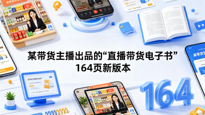 某带货主播出品的《直播带货电子书》164页新版本-咖脉互联