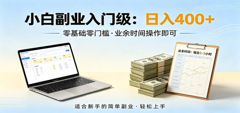 电脑自动挂机,佛系副业变现,操作门槛极低,无需经验、不用坐班,日收益400+-咖脉互联